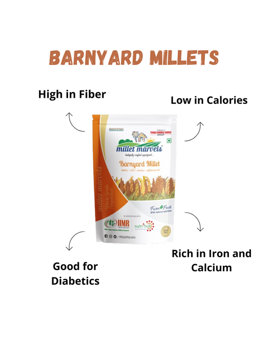 Barnyard Millet Grains 500gms ( Vacuum packed )