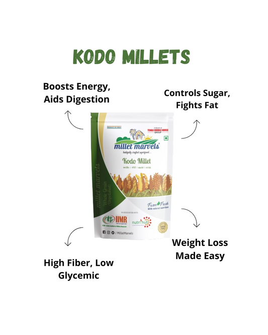 Kodo Millet Grains 500gms ( Vacuum packed )