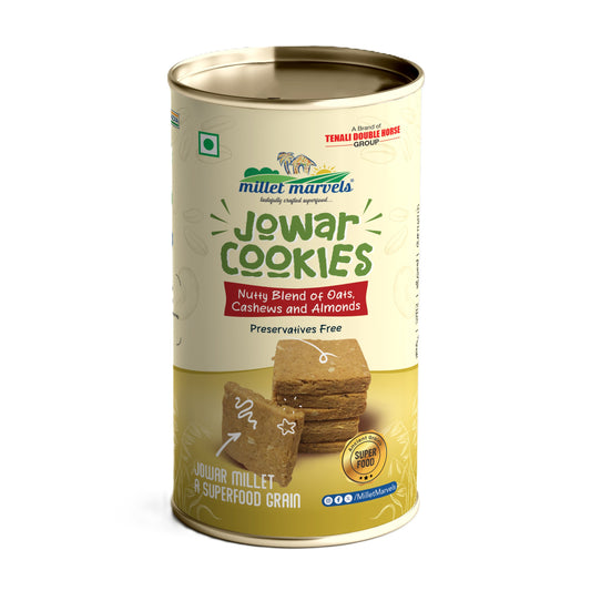 TDH Millets Jowar Cookies  by Tenali Double Horse