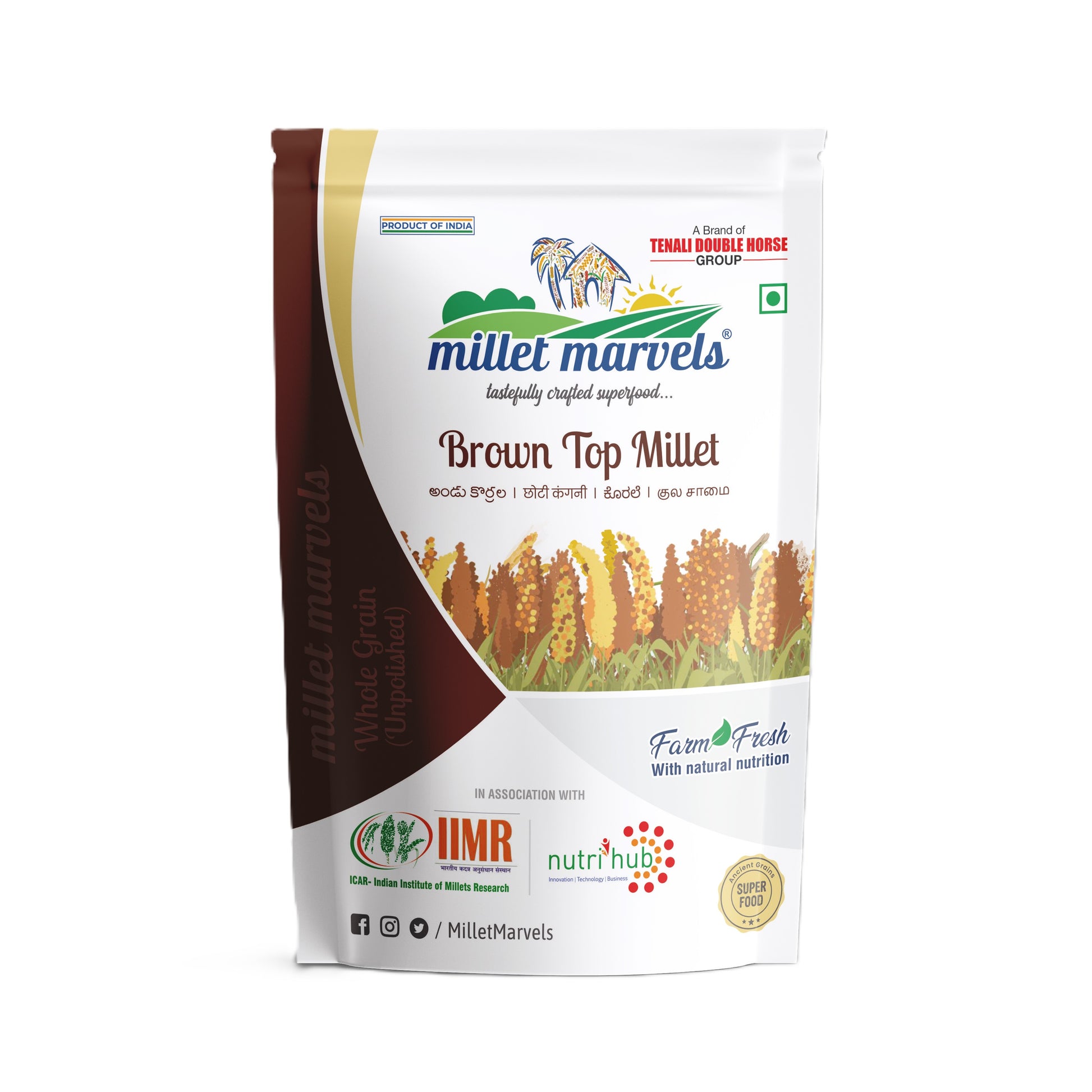 TDH Millet Brown Top Millet Grains by Tenali Double Horse