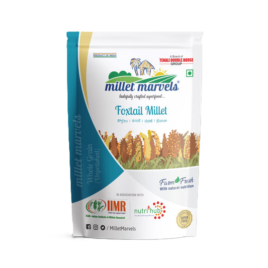 TDH Millets Foxtail Millet Grains by Tenali Double Horse