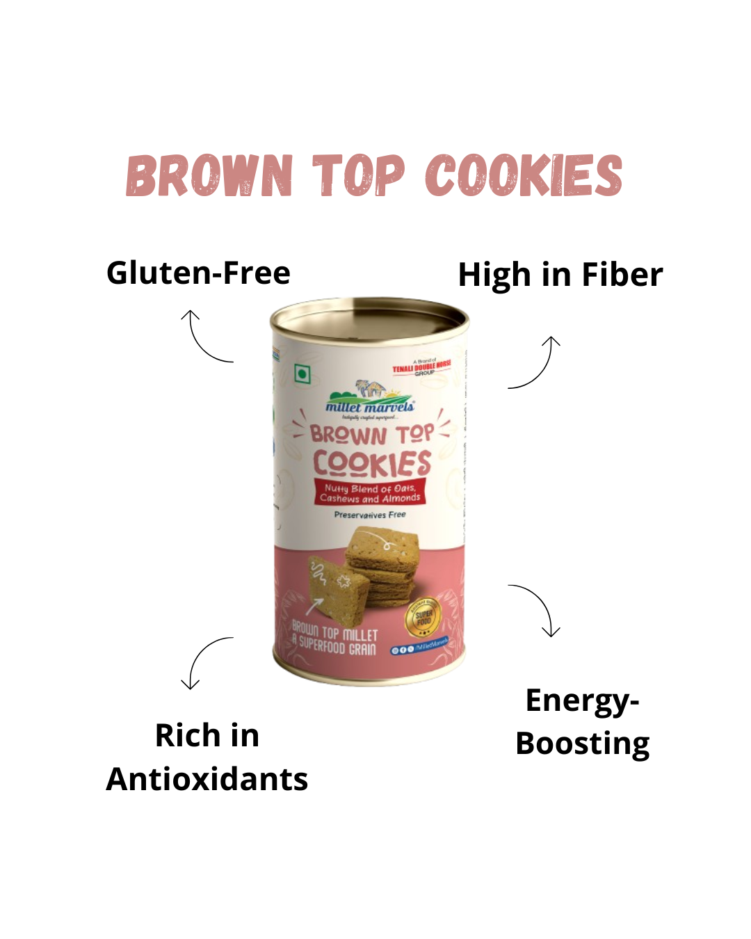 Brown Top Cookies 150 Grams