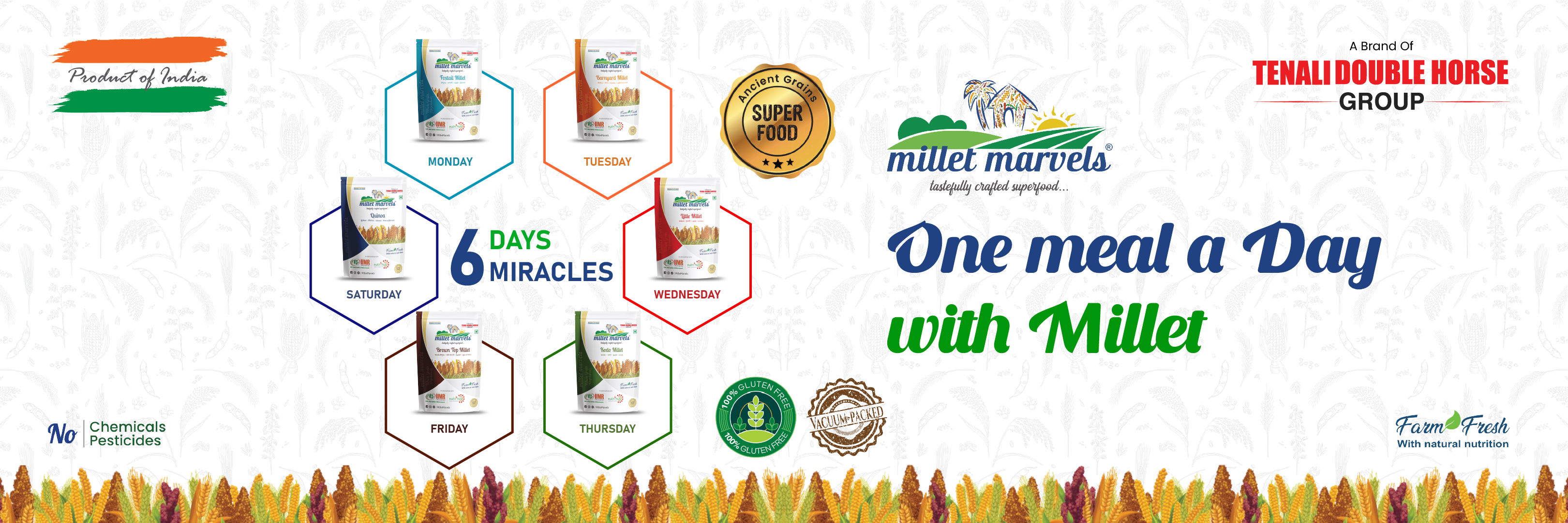 one meal a day with millet